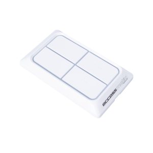 Pulsador Access-pulse de 4 botones 433Mhz compatible con todos los motores Accessmatic
